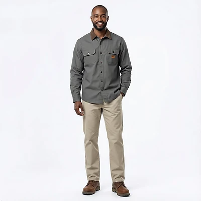 Brazos Men's Contractor Camo Lined ShirtJac