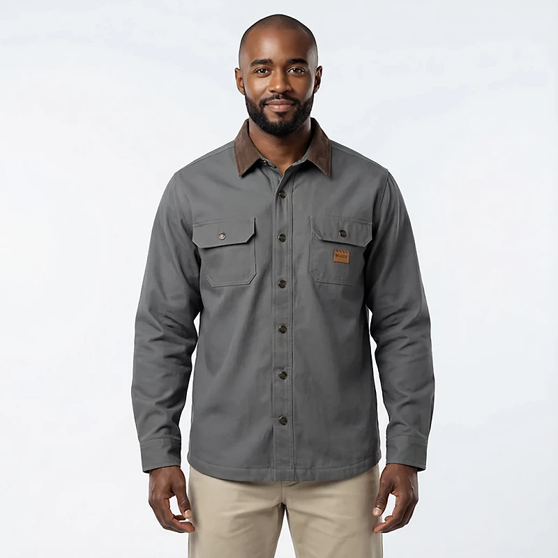 Brazos Men's Contractor Camo Lined ShirtJac