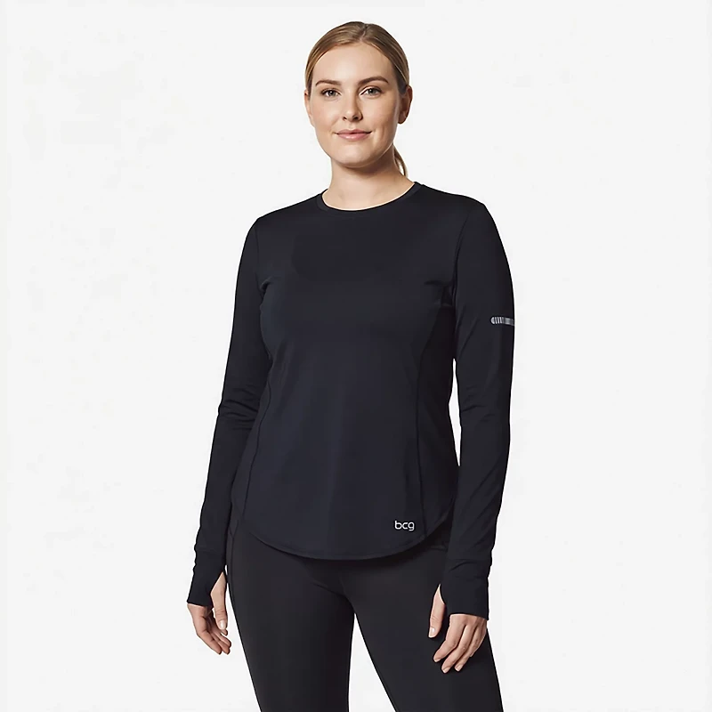 BCG Women's Crossover Long Sleeve Top