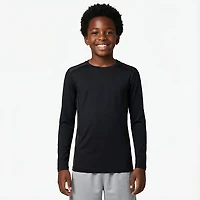 BCG Boys' Sport Compression Solid Longsleeve Top