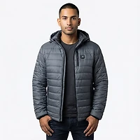 ActionHeat Men's 5V Battery Heated Puffer Jacket with Hood