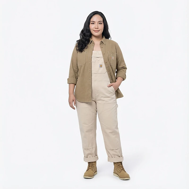 Carhartt Women's Flame Resistant Force Relaxed Fit Long Sleeve Shirt