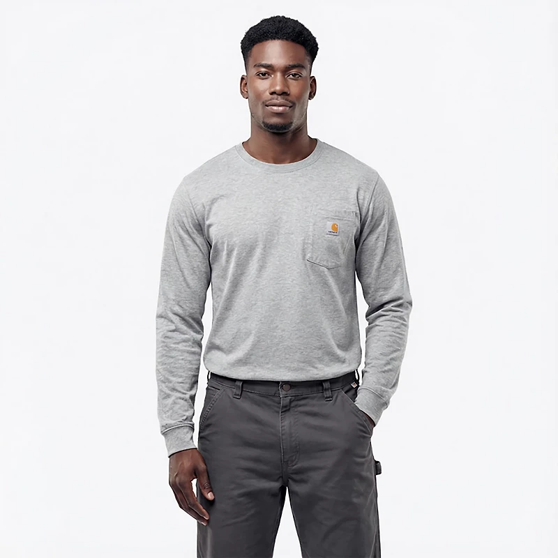 Carhartt Men's Force Relaxed Fit Midweight Pocket Long Sleeve T-shirt.