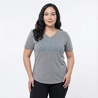 Three Square Women's University of North Carolina Chain-Stitch Startdust Knobi Graphic T-shirt