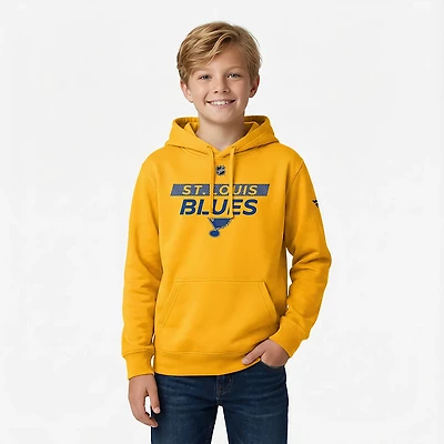 Fanatics St Louis Blues Authentic Pro Core Primary Fleece Pullover Hoodie