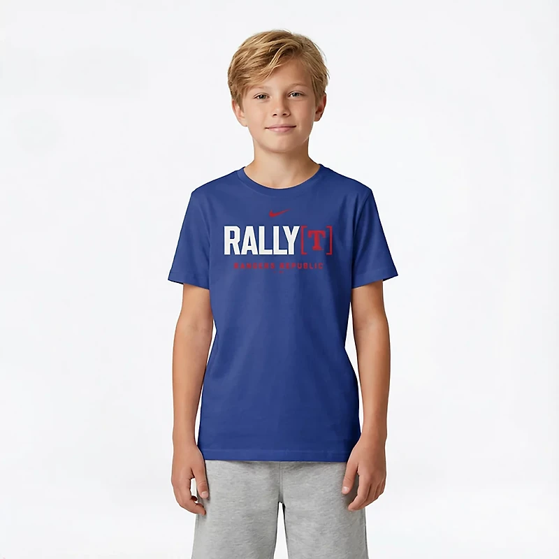 Nike Youth Texas Rangers Rally Home Short Sleeve T-shirt