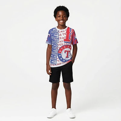 Outerstuff Youth 8-20 Rangers Impact Hit Sublimated Short Sleeve T-Shirt