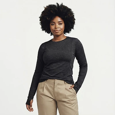 BCG Women's Turbo Melange Long Sleeve T-shirt