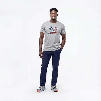 Vortex Men's Stars & Stripes Short Sleeve T-shirt
