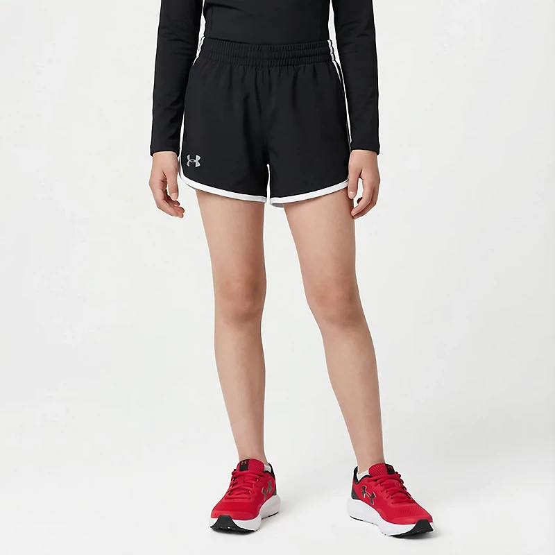 Under Armour Girls' Fly By Shorts 3