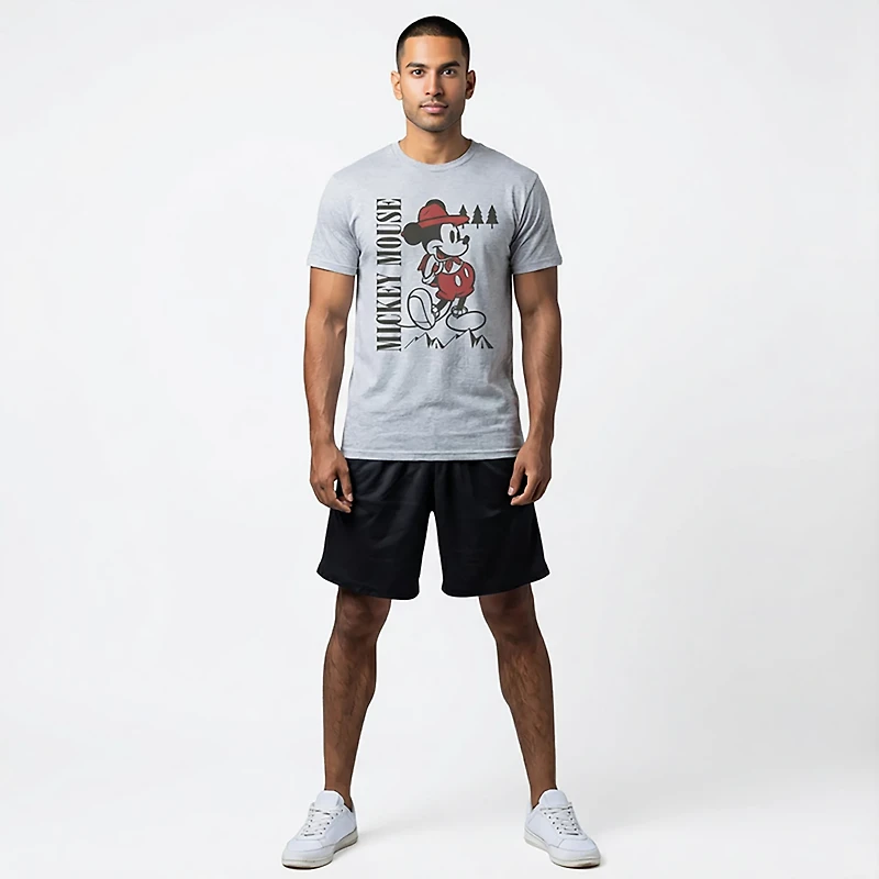 Mad Engine Disney Men's Mickey Hike Champions Short Sleeve T-shirt