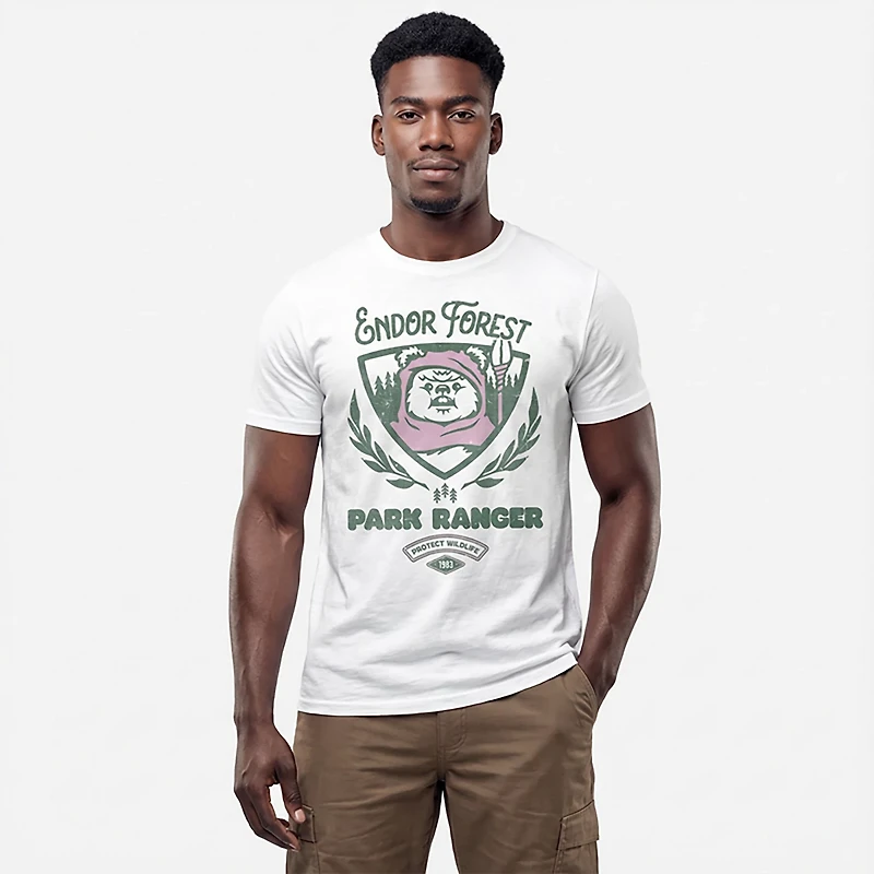 Mad Engine Star Wars Men's Park Ranger Short Sleeve T-shirt