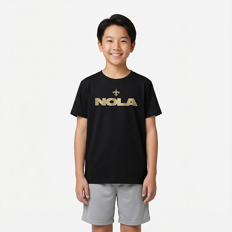 Outerstuff Youth Saints Team Spirit Cotton T-shirt