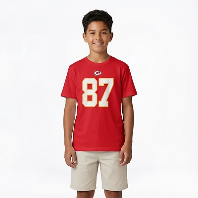 Nike Youth Chiefs Travis Kelce Fuse Name and Number T-shirt