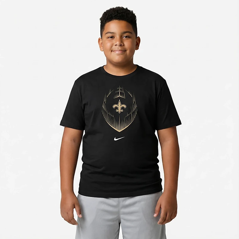 Nike Boys' 8-20 Saints Legend Icon Short Sleeve T-shirt