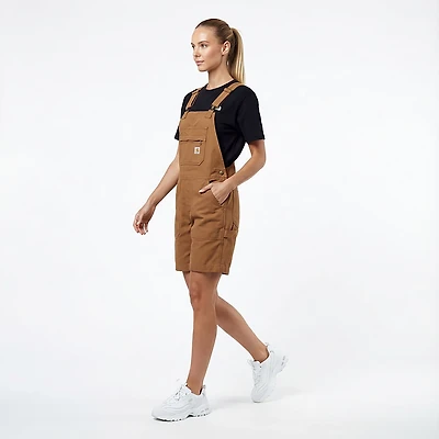 Carhartt Women's Rugged Flex Relaxed Fit Canvas Shortalls