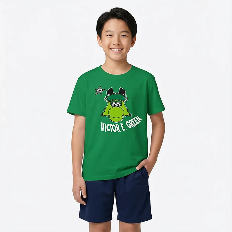 Outerstuff Boys' 4-7 Dallas Stars Mascot Head T-shirt