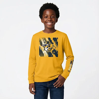 Outerstuff Boys' Nashville Predators Half & Long Sleeve Graphic T-shirt