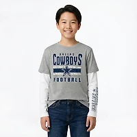 Outerstuff Youth Dallas Cowboys Into the Mix 3-in-1 Combo T-shirt