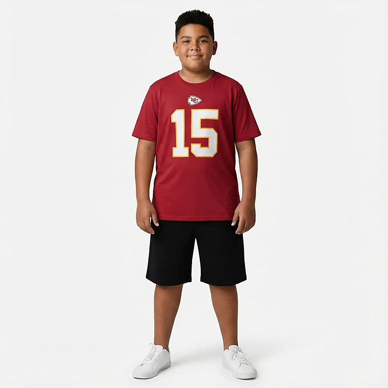 Nike Boys' 4-7 Chiefs Mahomes Fuse Name and Number SS Tee