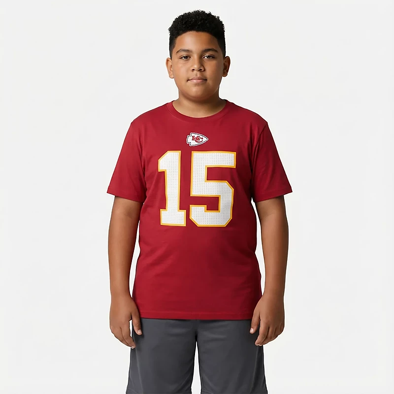 Nike Boys' 4-7 Chiefs Mahomes Fuse Name and Number SS Tee