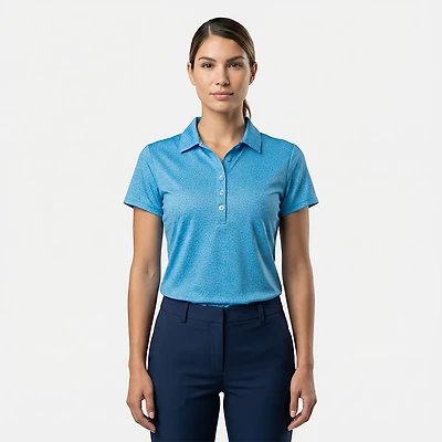 BCG Women's Tennis Textured Polo Shirt