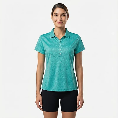 BCG Women's Tennis Textured Polo Shirt