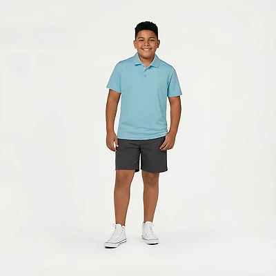 BCG Boys' Training Solid Short Sleeve Polo Shirt