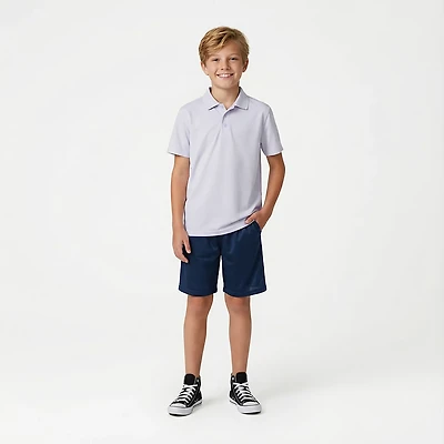 BCG Boys' Training Solid Short Sleeve Polo Shirt