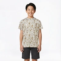 BCG Boys' Turbo Liquid Camo Print Short Sleeve T-shirt