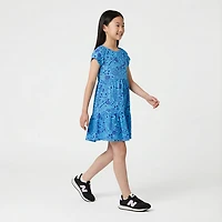 BCG Girls' Tiered Printed Dress