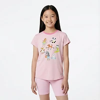 BCG Girls' Training Turbo Animals Short Sleeve T-shirt