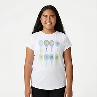 BCG Girls' Training Turbo Good Tennis Graphic Short Sleeve T-shirt