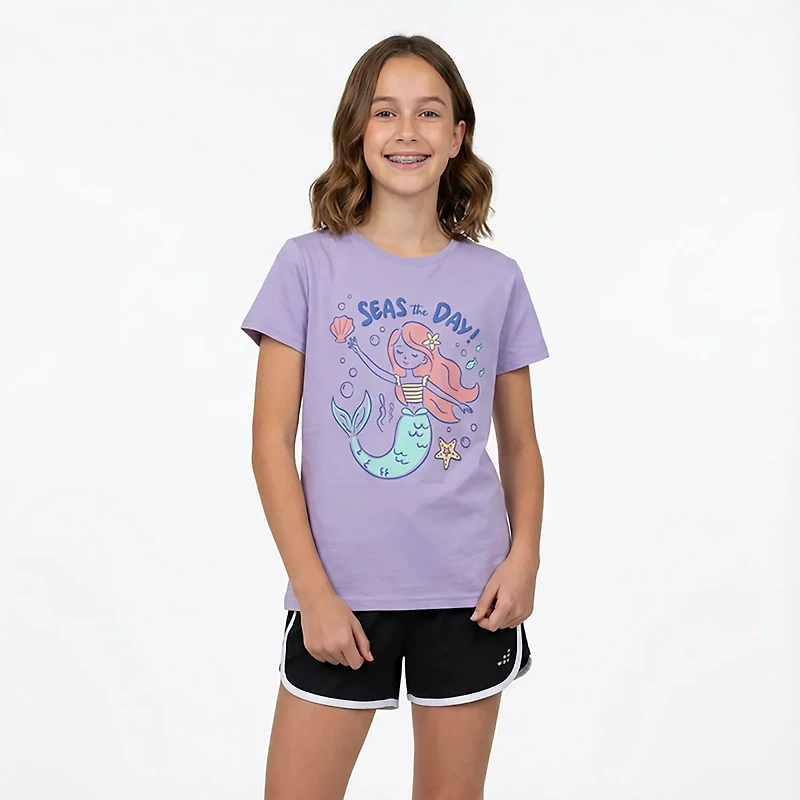 BCG Girls’ Lifestyle Mermaid Graphic T-shirt