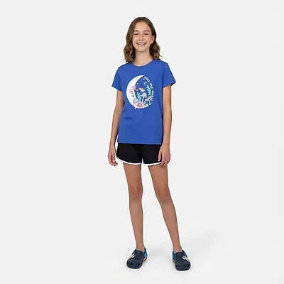 BCG Girls' Lifestyle Cotton Moon Magic Short Sleeve T-shirt