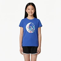 BCG Girls' Lifestyle Cotton Moon Magic Short Sleeve T-shirt