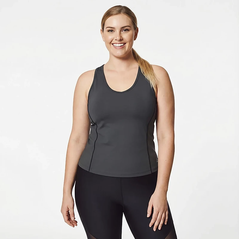 BCG Women's Piped Medium Support Training Tank Bra