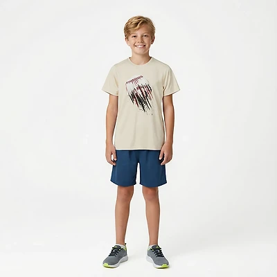 BCG Boys' Turbo Graphic Baseball Stride Short Sleeve T-shirt