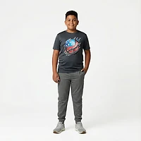 BCG Boys' Turbo Short Sleeve Baseball Shred Graphic T-shirt