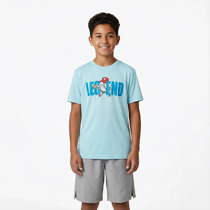 BCG Boys' Turbo Legend Anime Graphic T-shirt