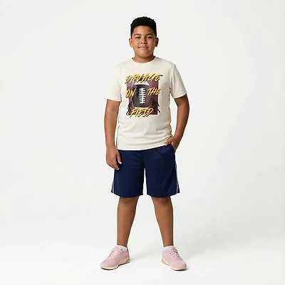 BCG Boys' Turbo Graphic Savage On The Field Short Sleeve T-shirt