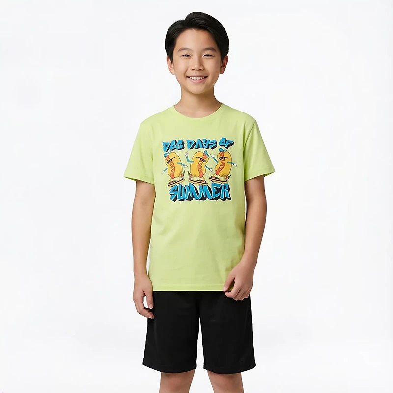 BCG Boys' #16 Cotton Graphic T-shirt