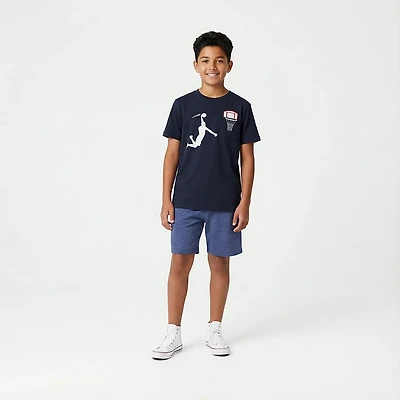 BCG Boys' Cotton Short Sleeve Jumpman PKT T-shirt
