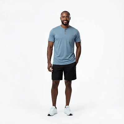 Brazos Men's Contractor Pocket Short Sleeve Henley T-shirt