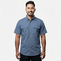 Brazos Men's Contractor Ripstop Button Down Shirt