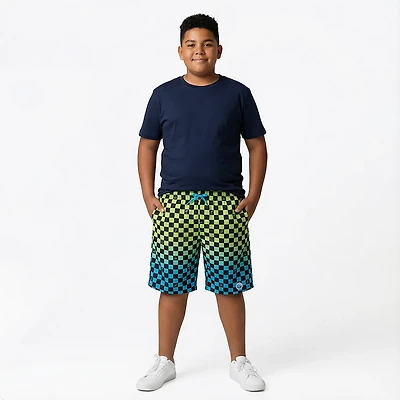 Laguna Boys' Checked Out Volley Swimsuit