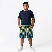 Laguna Boys' Checked Out Volley Swimsuit