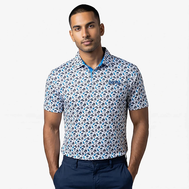 Old Row Men's #1 Pregamer Printed Polo