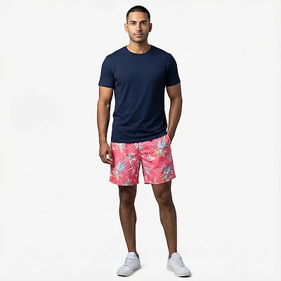 O'Rageous Men's Palm Printed Volley Shorts