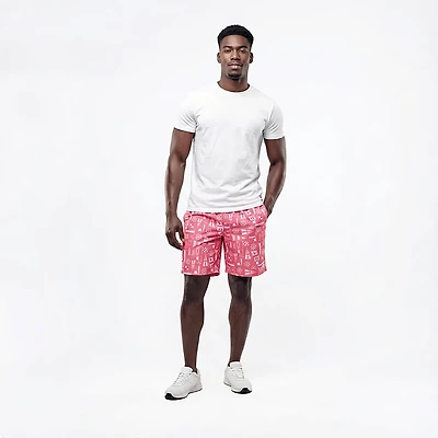 O'Rageous Men's Flag Printed Volley Shorts